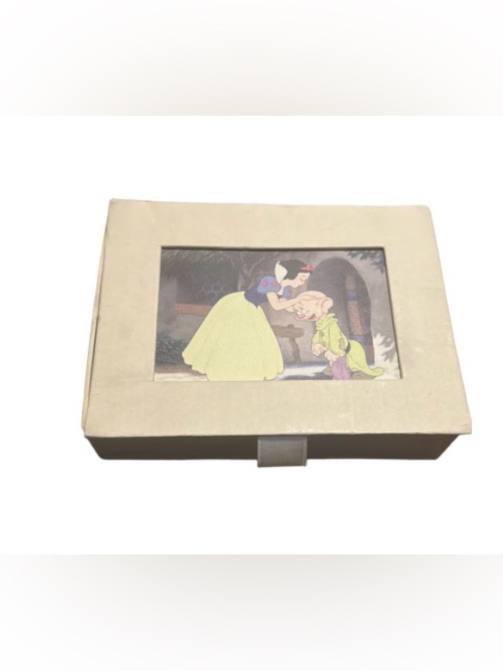 Snow White note card set with Illustrated Lid - Cream